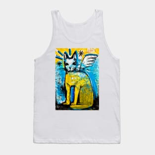 Cat Angel Tank Top